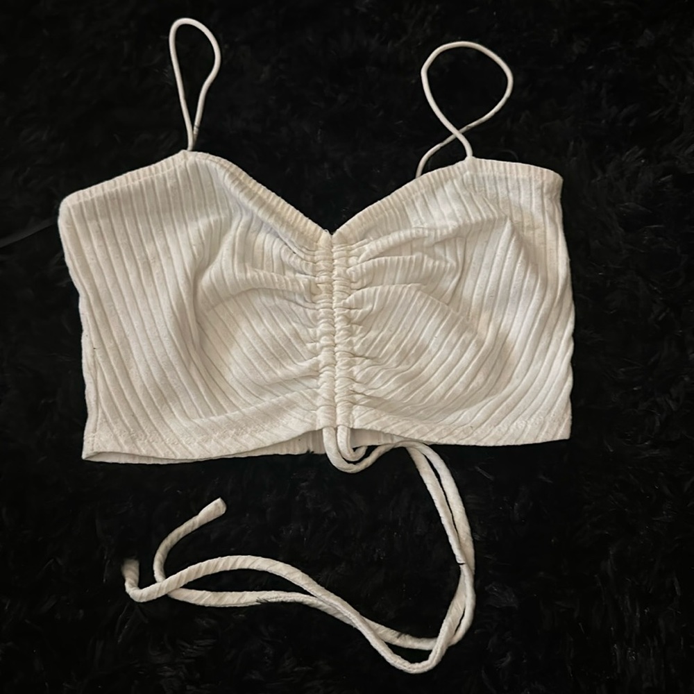 White Crop Top